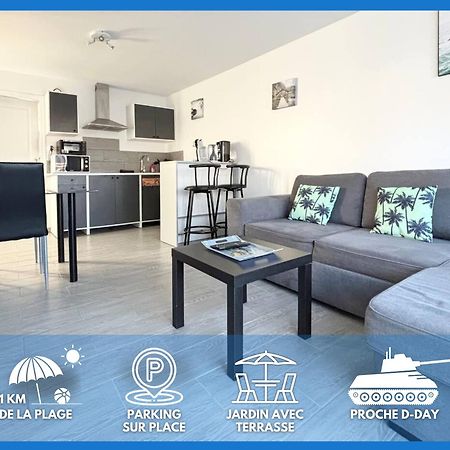 La Brise Marine Maison Renovee Cour Fermee Et Terrasse 800 M Plage Omaha Beach Avec Table De Ping Pong Proche Port En Bessin Vierville-sur-Mer Eksteriør billede
