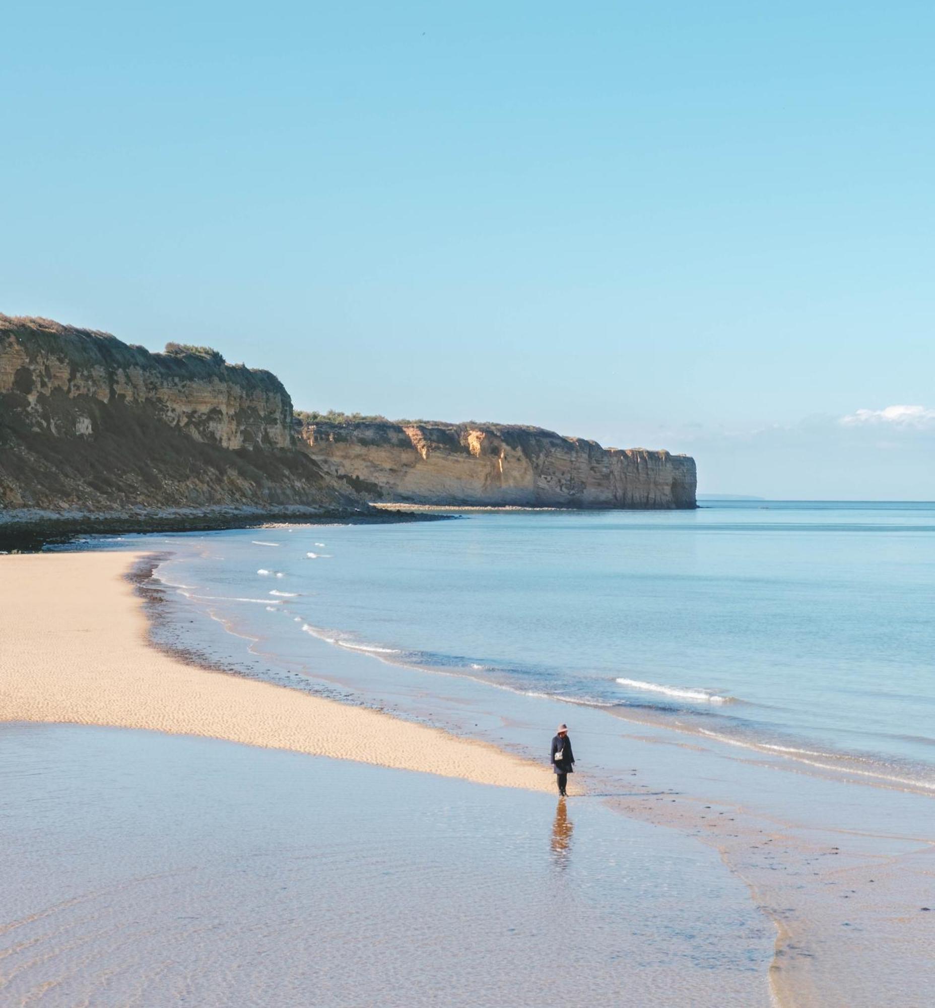 La Brise Marine Maison Renovee Cour Fermee Et Terrasse 800 M Plage Omaha Beach Avec Table De Ping Pong Proche Port En Bessin Vierville-sur-Mer Eksteriør billede