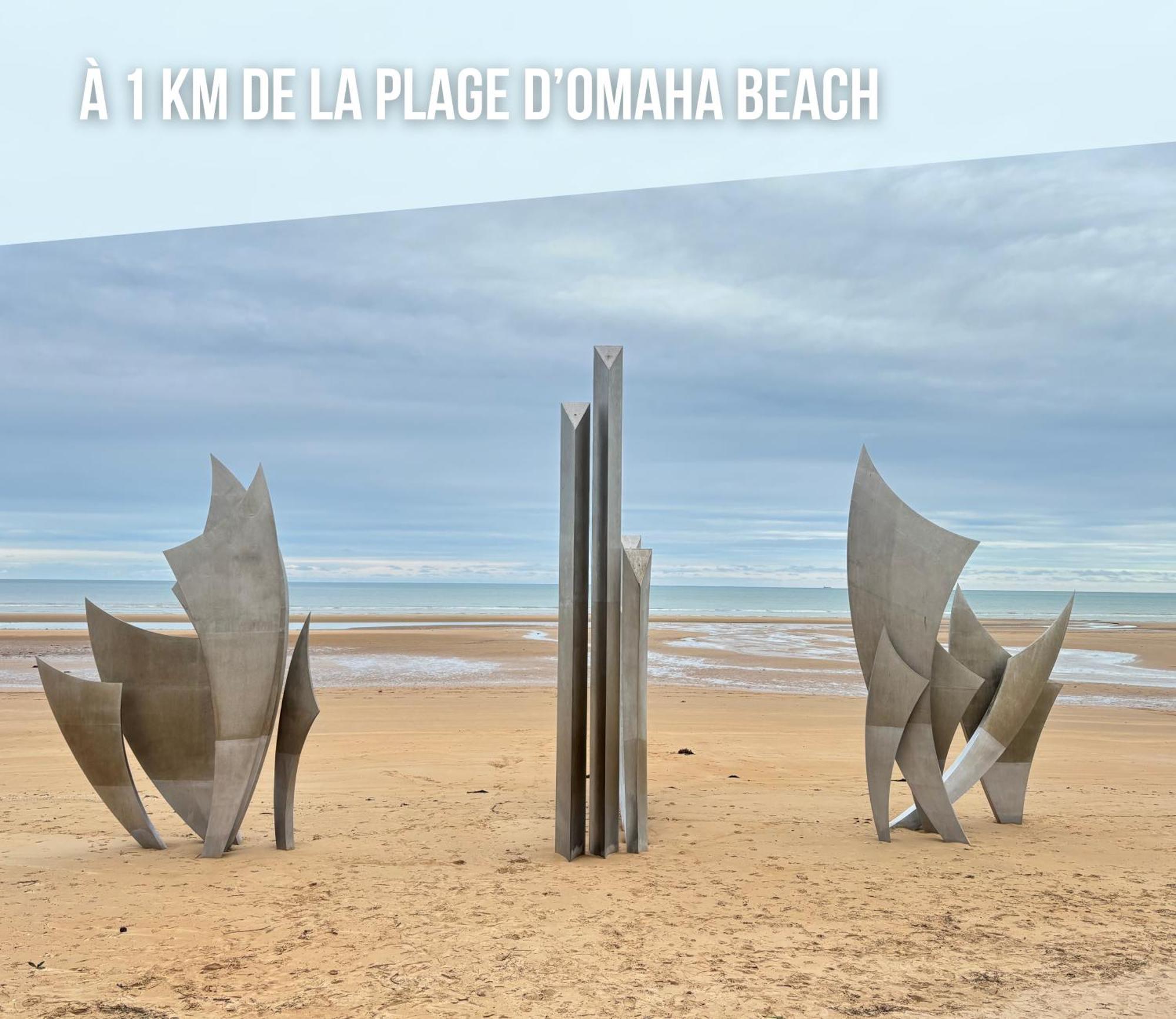 La Brise Marine Maison Renovee Cour Fermee Et Terrasse 800 M Plage Omaha Beach Avec Table De Ping Pong Proche Port En Bessin Vierville-sur-Mer Eksteriør billede